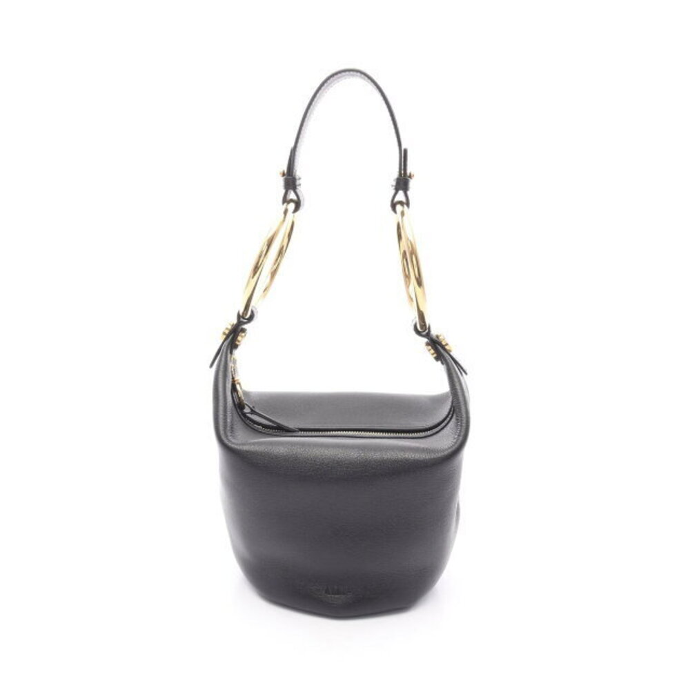 Chloe Bracelet Shoulder Bag Leather Black